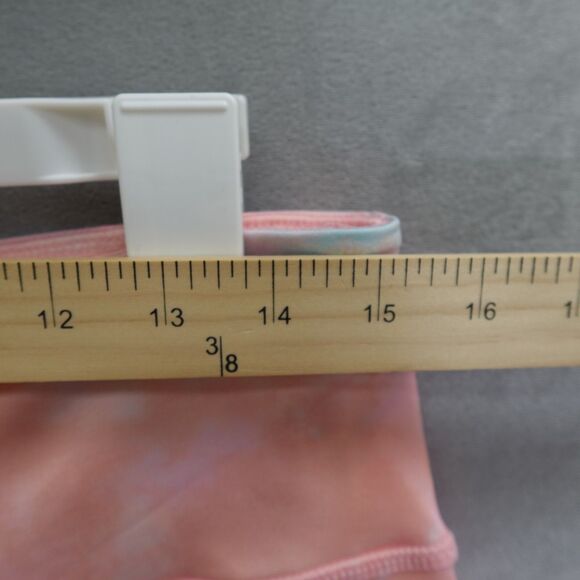 Zelos 7/8 Leggings Women’s Large Pink Peach Watercolor Tie Dye Athletic Gym Yoga - Picture 4 of 10